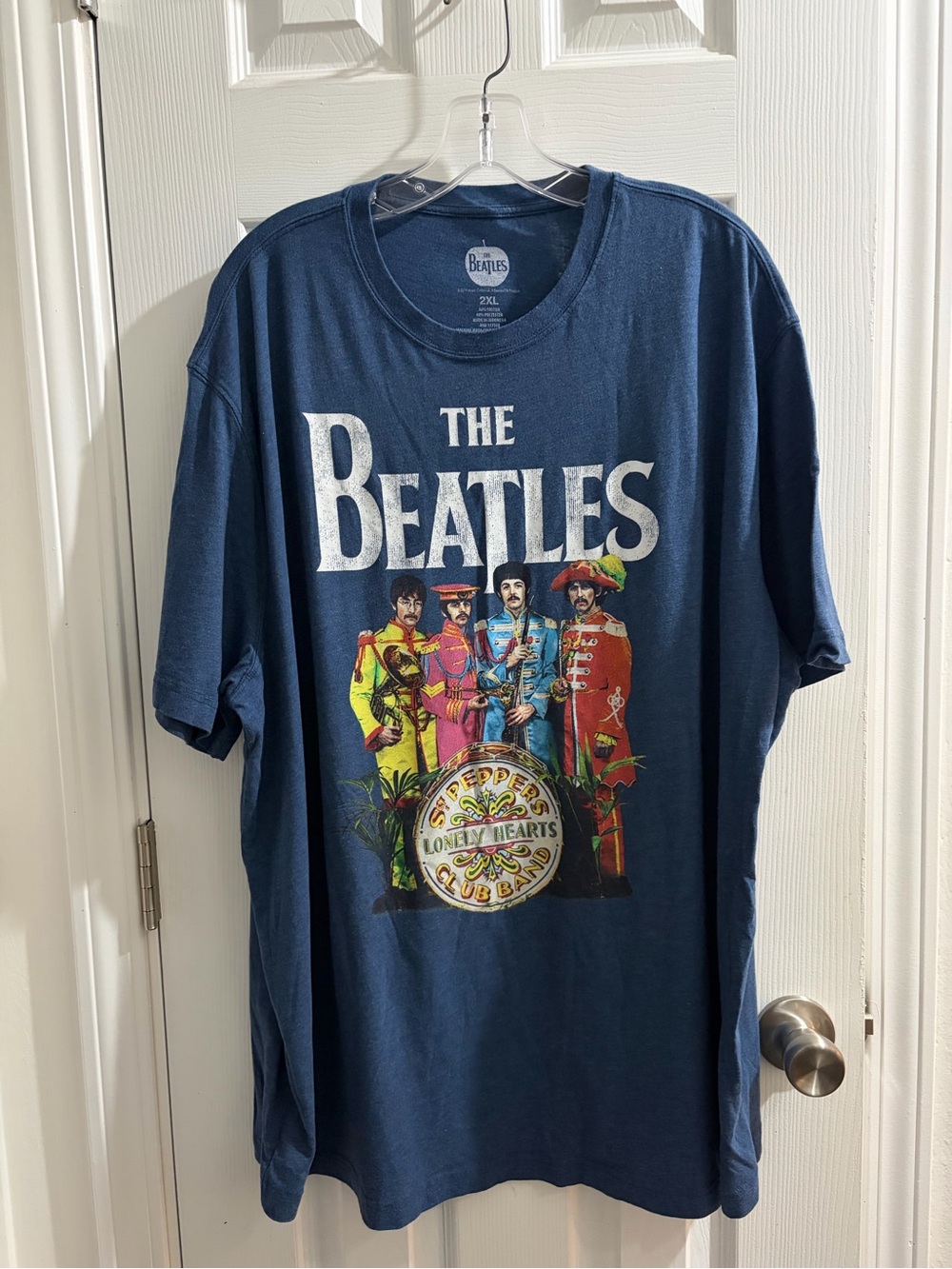 The Beatles Navy Blue Sgt. Pepper Graphic Short Sleeve Tee